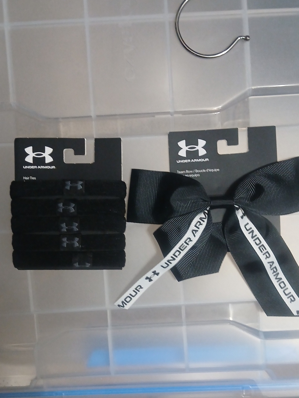 Under Armour Black Hair Ties & Bow Set